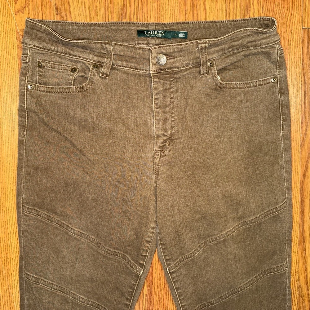 Lauren Ralph Lauren LRL Aztec Brown Jeans Size 10